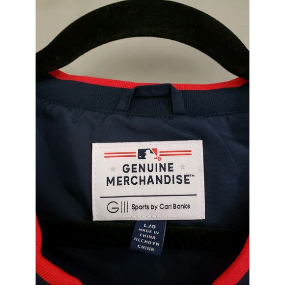 NEW MENS LARGE Minnesota Twins MLB Jacket Pullover Loose Windbreaker Lightweigt - Picture 4 of 6